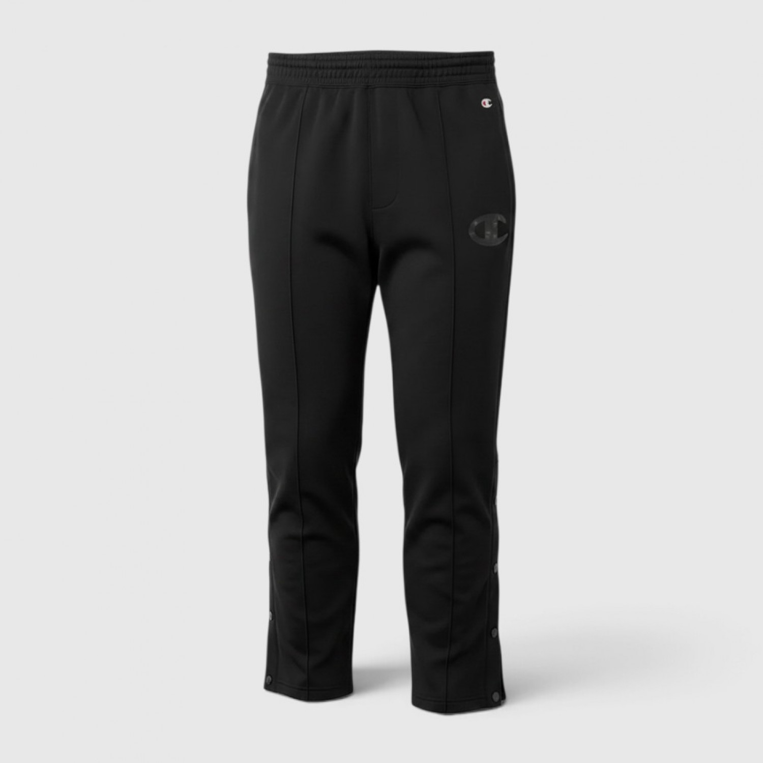 Champion Track Pants Μαύρο με Snap Buttons / Pre-Owned